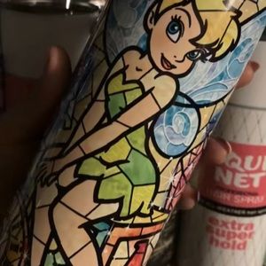 Tinkerbell stained glass tumbler-20oz